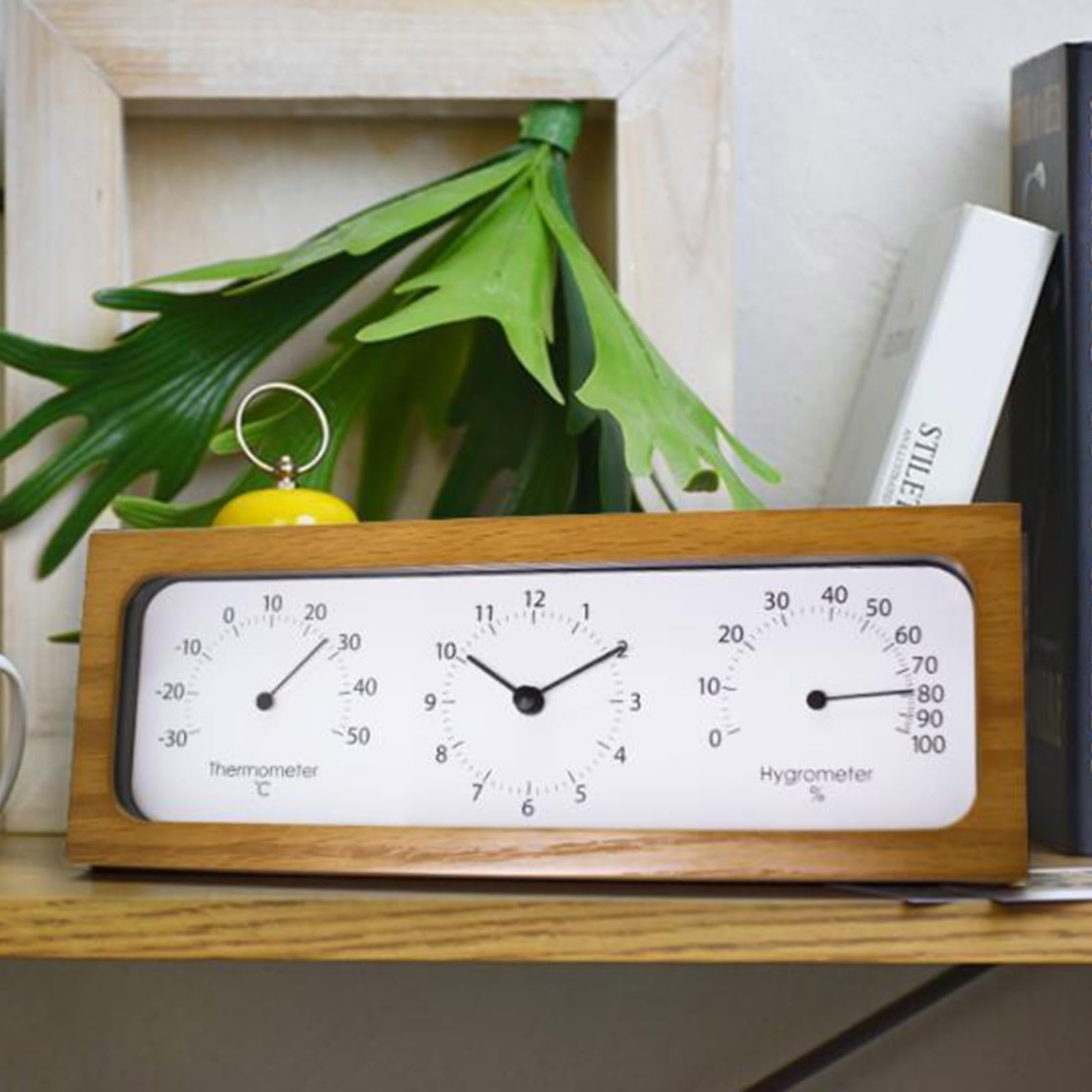 Amazon.com: 3 in 1 Weather Station Clock, Quartz Clock Analog